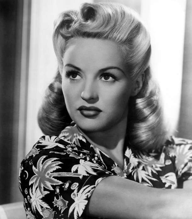 betty grable victory rolls